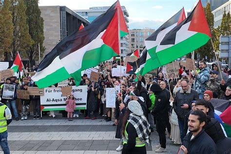 Pro Palästina Demonstrationen in Bayern Tausende waren auf der Straße