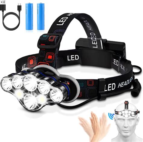 Led Rechargeable Headlamps For Adults Lumen Super Bright