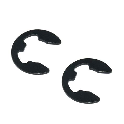 Pcs M M M Black E Type Retaining Ring Circlip Washers E Clip