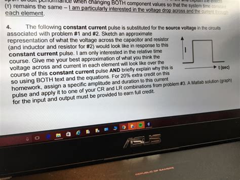 Solved From First Principles Ie Ohms Law Capacitor