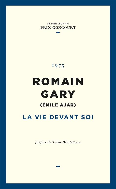 La vie devant soi Gary Romain Ben Jelloun Tahar Amazon de Bücher