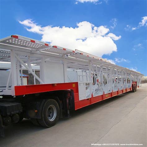 Wholesale Customization Hydraulic Double Deck Car Carrier Semi Trailer