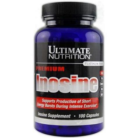 Инозин Ultimate Nutrition Premium Inosine 100 капсул купить недорого