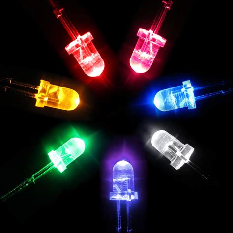 Novelty Place Pcs Mm Yellow Led Diode Lights Ultra Bright