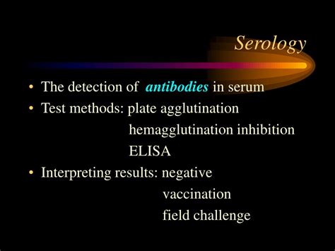 PPT - SEROLOGY 101 PowerPoint Presentation, free download - ID:6634386