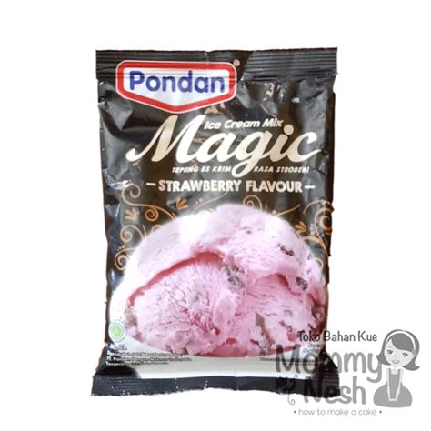 Jual Pondan Ice Cream Magic Strawberry Shopee Indonesia