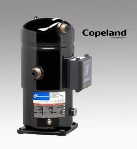 Compresor Scroll Copeland Modelo ZP 182 KCE Motor TFD Conexiones