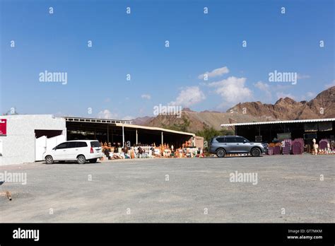 Street Stalls At Masafi Friday Market Fujairah Uae Stock Photo Alamy