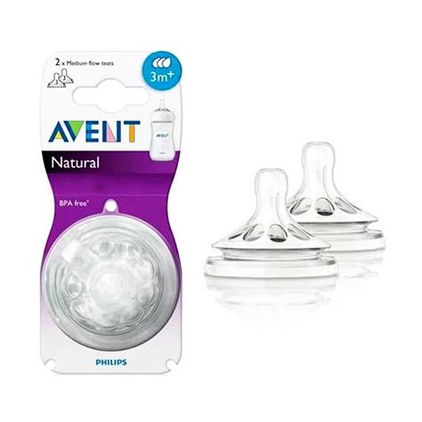 Jual Philips Avent Teat Natural 2pcs Nipple Dot Natural Botol Susu