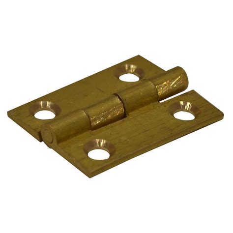 Centurion Solid Drawn Brass Butt Hinges Self Colour 25mm X 16mm