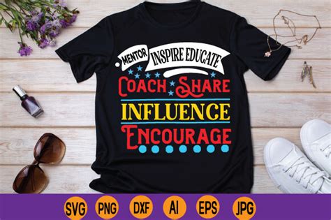 Mentor Inspire Educate Coach Share Influ Graphic By Digitalart