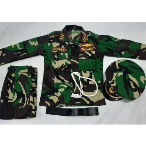 Jual Cod Seragam Tni Anak Karnaval Tentara Kostum Tk Pocilbaju Tni