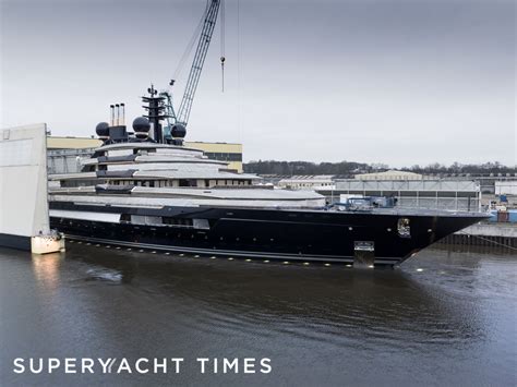 Video 145m secretive Lürssen superyacht Luminance launched