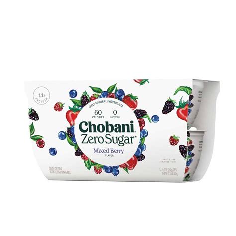 Precios Yogur Griego Frutos Rojos Sin Azucar Chobani 4 Pack 150 Grs