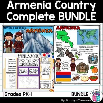 Armenia Complete Country Study For Early Readers Armenia Country Bundle