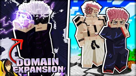 The BEST Jujutsu Kaisen ADDON Minecraft Bedrock Jujutsu Beyond