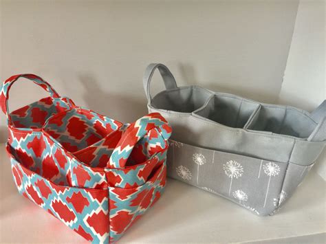 How To Sew A Divided Organizer Caddy By Sewspire Sewing Bag Fabric