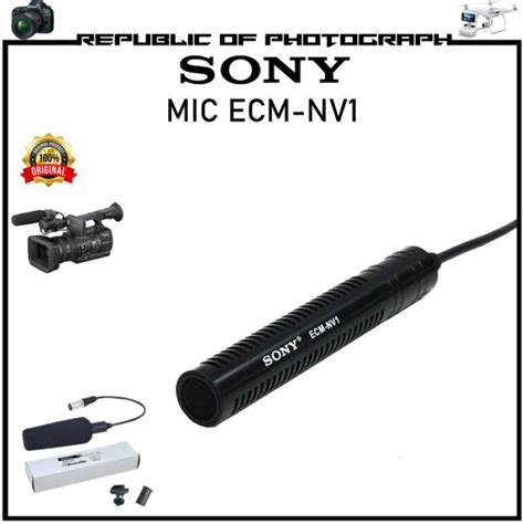 Promo Sony Ecm Nv1 Microphone Sony Ecm Nv1 For Nx100 Nx200 Mc88