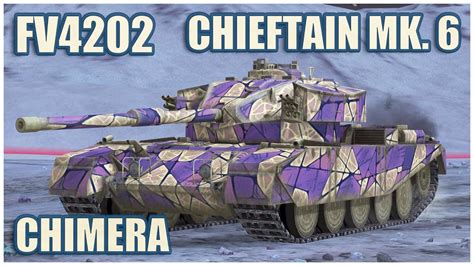 FV4202 Chieftain Mk 6 Chimera WoT Blitz Gameplay YouTube