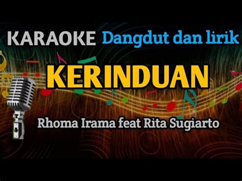 Kerinduan Karaoke Dangdut Rhoma Irama Feat Rita Sugiarto