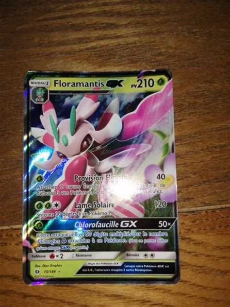 CARTE POKÉMON FLORAMANTIS GX 15 149 SL1 Soleil et Lune FR EUR 4 00