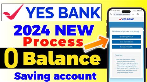 Yes Bank Zero Balance Account Opening Online Yes Bank Account Opening