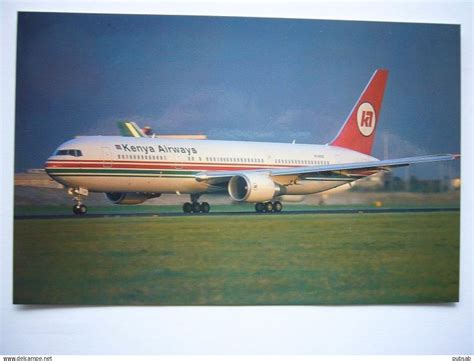 1946 Ere Moderne Avion Airplane KENYA AIRWAYS Boeing B767