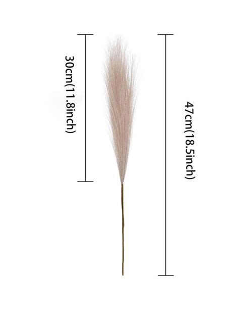 5pcs Artificial Reed Pampas Grass Home Decorations Shein Usa
