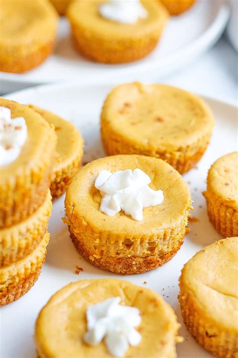 Mini Pumpkin Cheesecake Bites Easy Fall Dessert