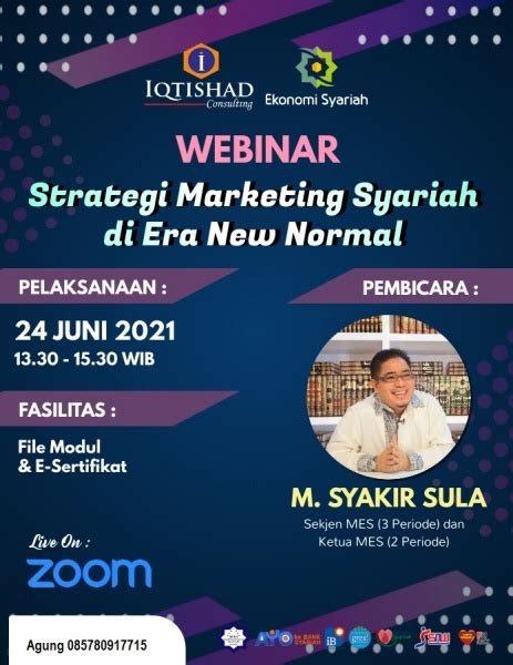 Iqtishad Consulting WEBINAR STRATEGI MARKETING SYARIAH DI ERA NEW NORMAL