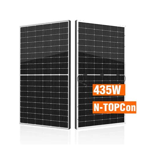 2024 Panouri Fotovoltaic N TOPCON Bifacial Solar Panel 420W 425W 430W