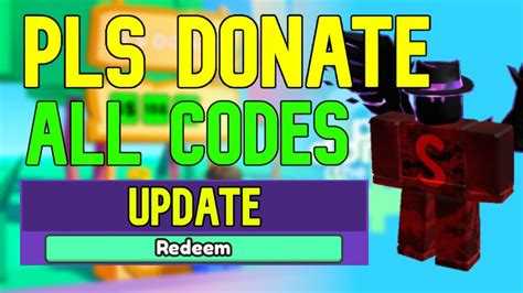 ALL PLS DONATE CODES Roblox PLS DONATE Codes April 2023 YouTube