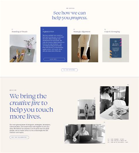 Modern Website Landing Page Design - Sereth Design | Minimalist web