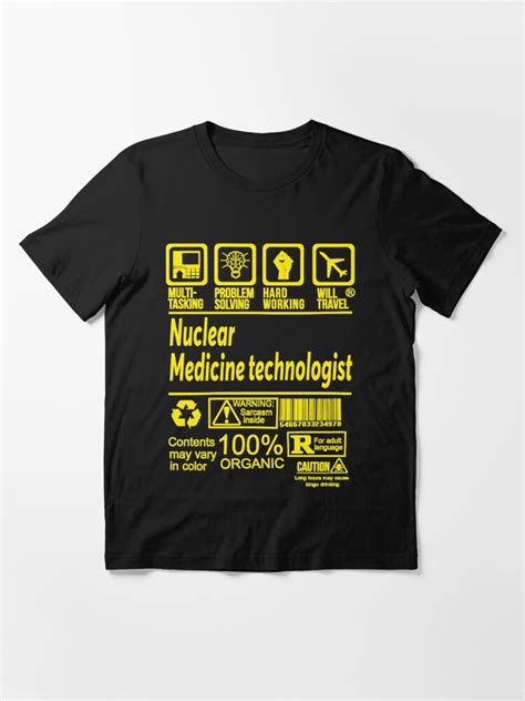 Nuclear Medicine Technologist Solve Problems Design T Shirt For Sale By Kashikens Redbubble