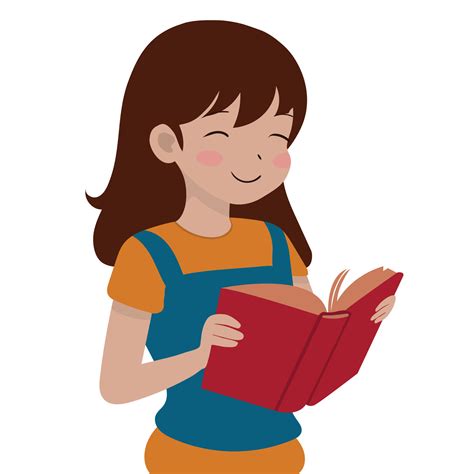 Beautiful girl holding a book. Cute smart boy loves to read books ... 