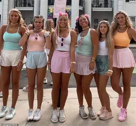 Tiktok Goes Gaga Over University Of Alabamas Insane Greek Rush Process As Hundreds Of Girls