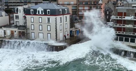 VIDÉO Grandes marées à Saint Malo un spectacle grandiose filmé par