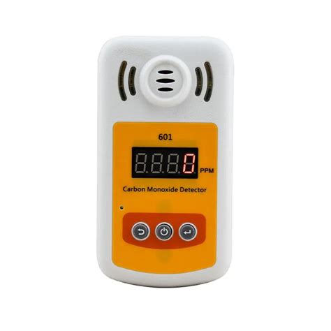 601 carbon monoxide detector gas alarm portable toxic gas detector digital tube display ...