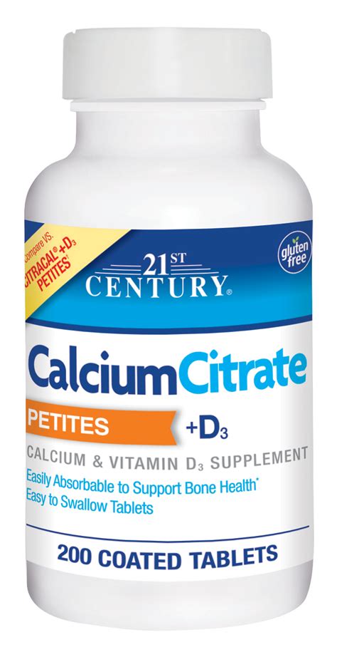 Citracal Calcium Citrate D3 Petites Tablets 200 Ct The Online