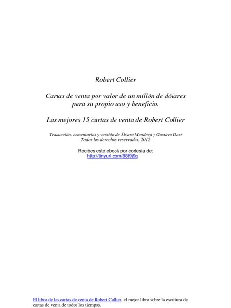 PDF Cartas De Venta Por Robert Collier DOKUMEN TIPS