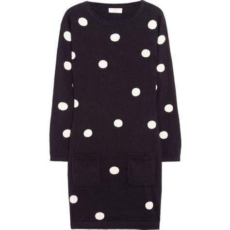 Chinti And Parker Polka Dot Cashmere Sweater Dress Polyvore