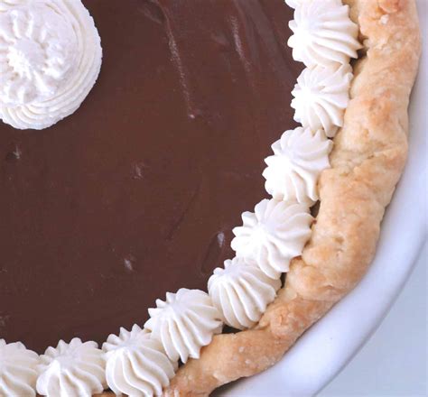 Homemade Chocolate Pudding Pie The Anthony Kitchen