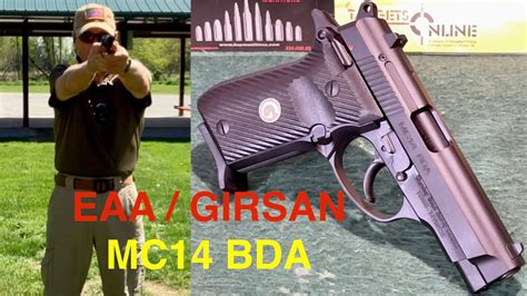 EAA Girsan MC14 BDA Review Range Test YouTube