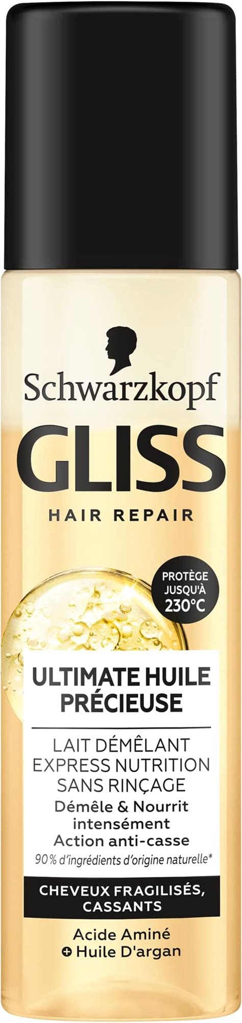 Schwarzkopf Gliss Lait D M Lant Cheveux Express Ultimate Huile