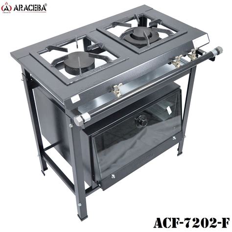 Araceba FOGÃO INDUSTRIAL BAIXA PRESSÃO 2 BOCAS 30X30 FORNO