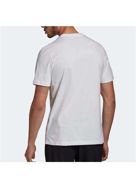 Adidas Camiseta Adidas Logo Ritmo Masculina Branco Camiseta Adidas