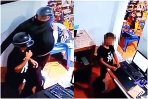 Pareja Utiliz A Un Ni O Para Robar Mil D Lares En Un Comercio En