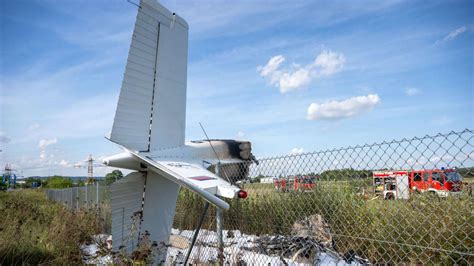 Hobbypilot Stirbt Im Krankenhaus Absturz Von Kleinflugzeug In Bamberg