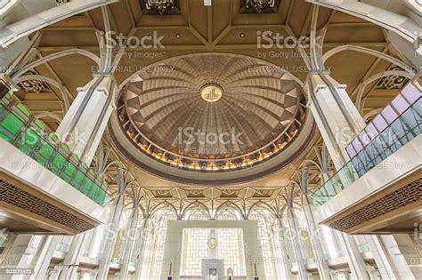 Dome Inside Tuanku Mizan Zainal Abidin Mosque Stock Photo Download