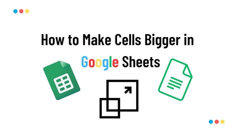 How To Make Cells Bigger In Google Sheets YouTube